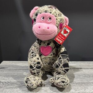 GANZ | Silky Squiggles Monkey - 12” Plush Toy
